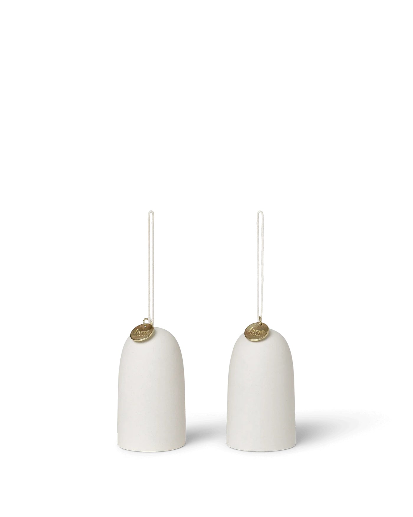 Ceramic Bell Ornament - Set of 2