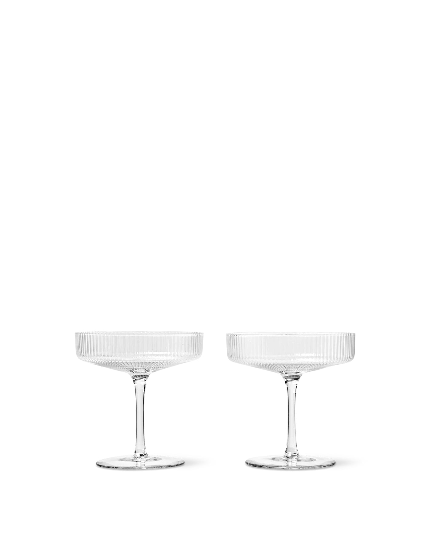 Ripple Champagne Coupe - Set of 2