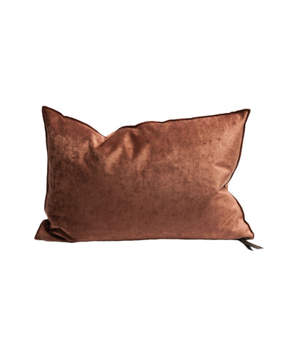 Coussin Vice Versa Velours Royal Argile, Maison de Vacances