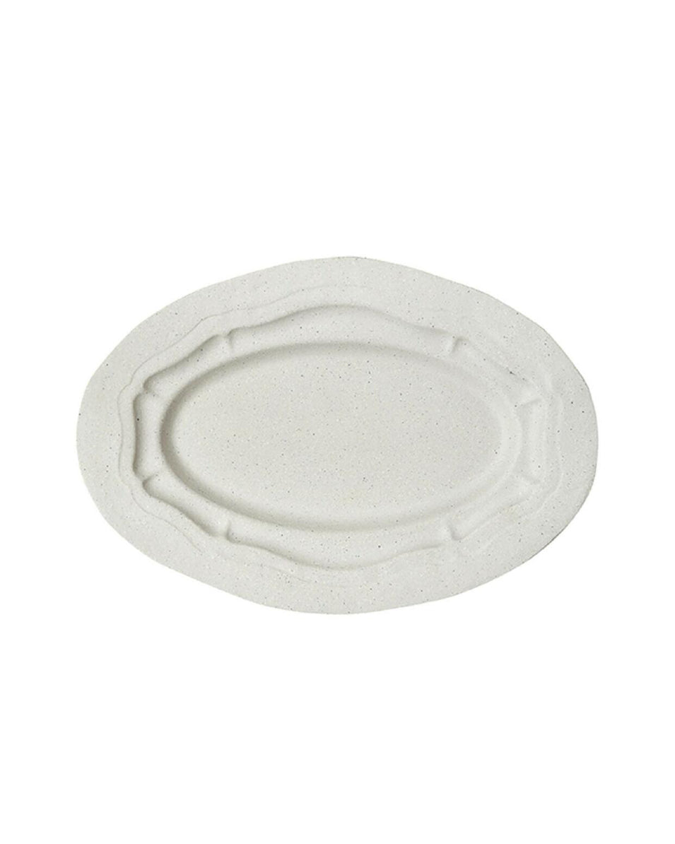 Oval Dish M Refectory Sand Matt