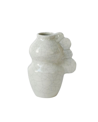 Medea Vase Crackle Quartz