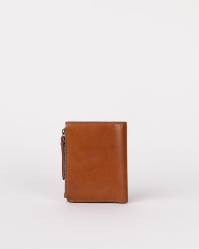 Laura half-moon mini wallet, Cognac