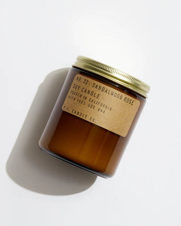 Bougie Sandalwood Rose 200ml, P.F. Candle Co.