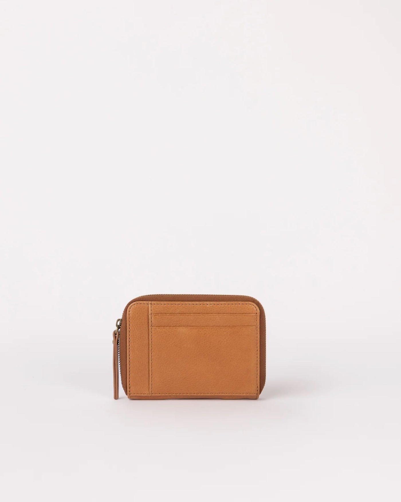 Robbie - Petit porte-monnaie en cuir Cognac