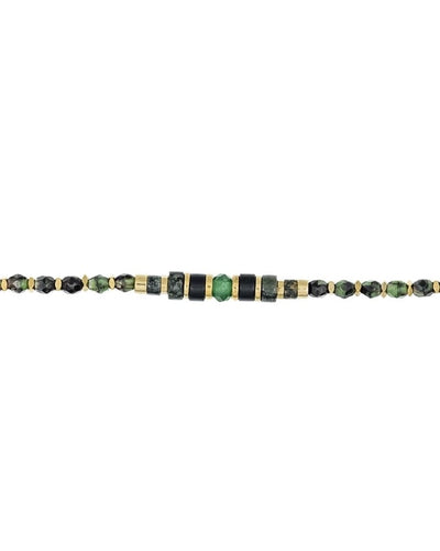 3-Wrap Necklace and Bracelet, DUNDEE - Kambala Jasper